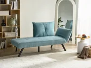 Right-Hand Chaise Longue ROCAMADOUR Fabric Light Blue_1029280