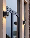 LED Außenwandleuchte 2er Set TIMOK Schwarz