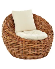 Gartenstuhl LERICI Rattan Naturfarben_863352