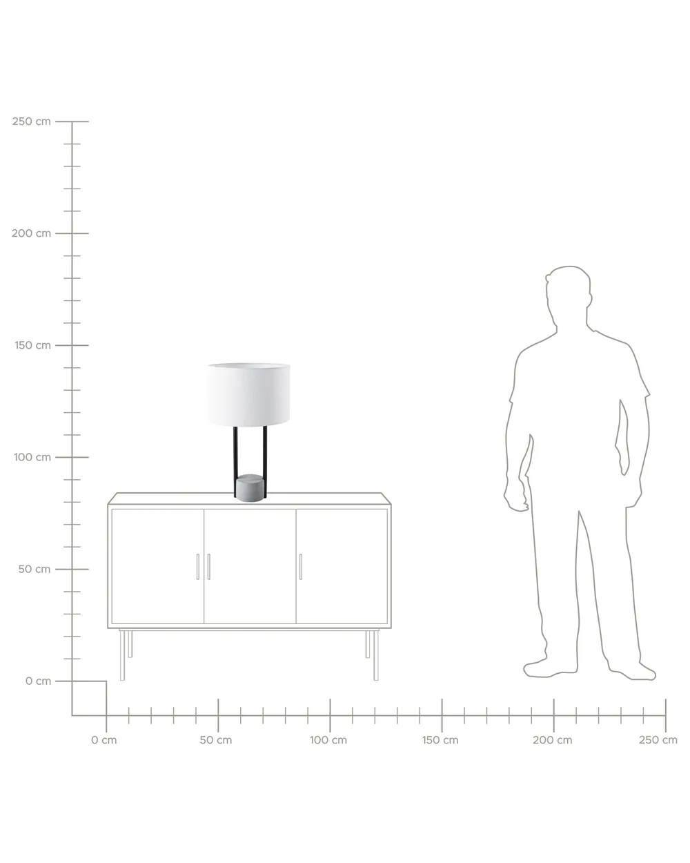 Table Lamp REMUS Metal White_751869
