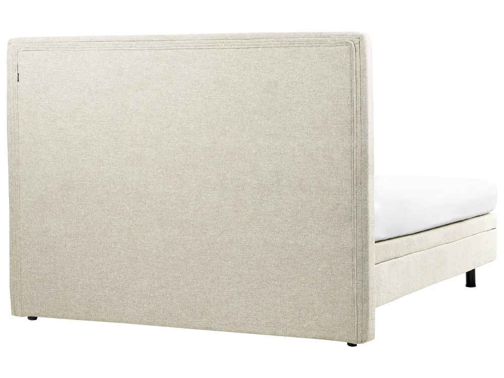 Bett verstellbar Stoff DUKE II 160 x 200 cm Beige_989026