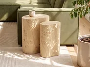 Couchtisch 2er Set GRINNELL Wurzelholz Optik_1102523