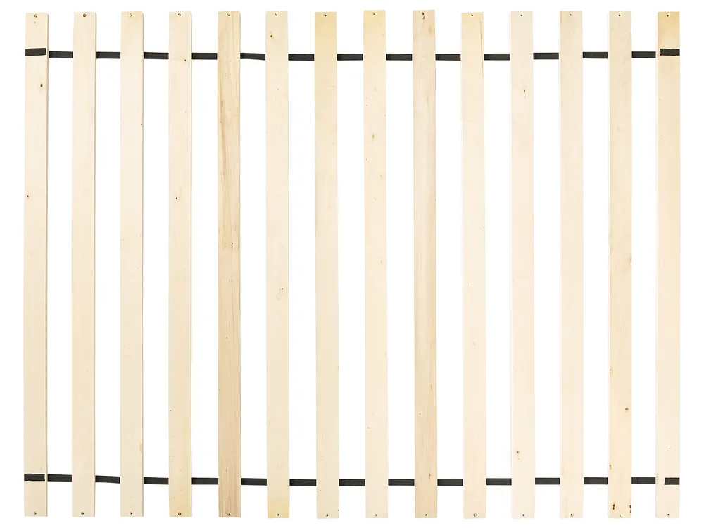 Bett mit Lattenrost Kunstleder LIMANTON 140 x 200 cm Goldbraun_925816