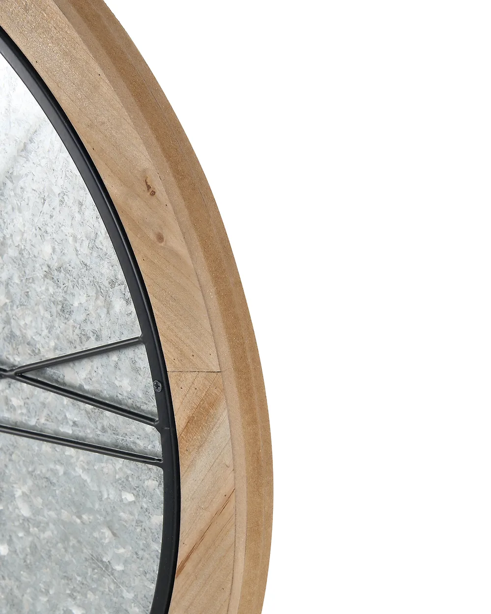 Wall Clock ACACIO Silver/ Brown_1182576