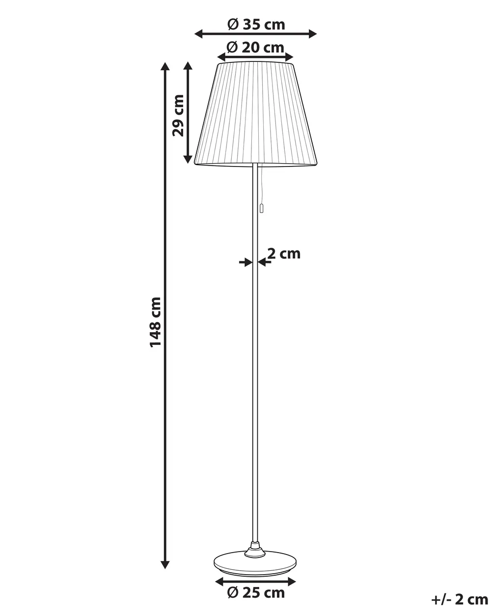 Stehlampe TORYSA Metall Messing_825906