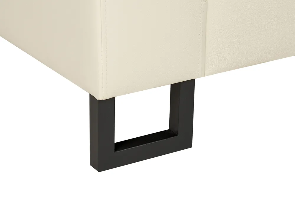 Ecksofa 6-Sitzer STOCKHOLM Echtleder Hellbeige linksseitig_900633