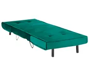Sofa Set 3-Sitzer VESTFOLD Samtstoff Dunkelgrün_808897