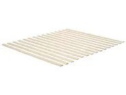 Bett mit Lattenrost Kiefernholz BRUNEMONT 160 x 200 cm Hellbraun_1020229