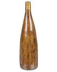 Blumenvase BURGOS 52 cm Keramik Braun_847835