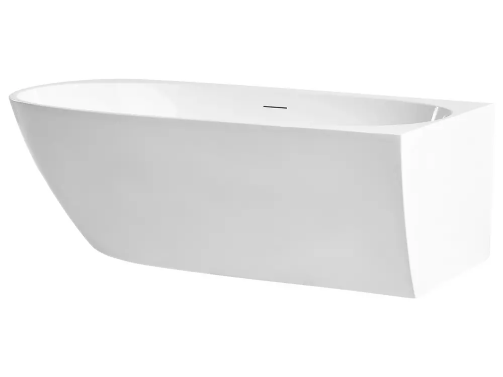 Eckbadewanne PARNAIBA 170 x 80 cm Weiß linksseitig_1017274