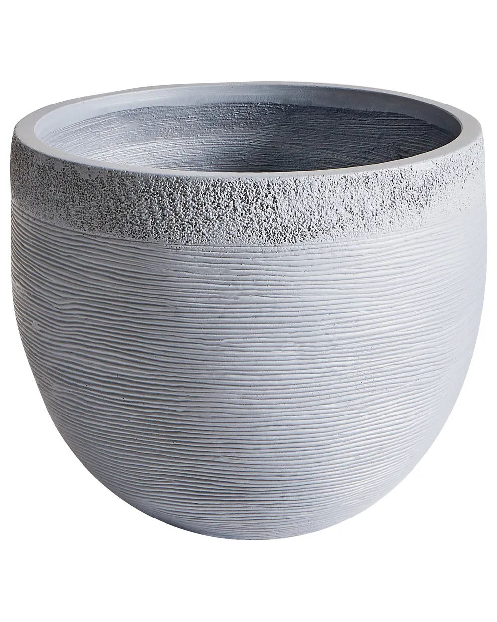 Blumenkübel ZAKROS 38 cm Grau