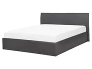 Krevet s prostorom za pohranu ORBEY Sivi 160 x 200 cm_767997
