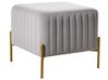 Hocker UTAH Fluweel Grijs