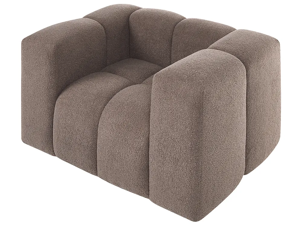 Bankenset 5-zits ANTOLA Bouclé Taupe_1161707
