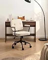 Schreibtischstuhl PAWNEE Stoff Hellbeige