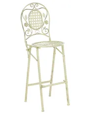Garten-Barhocker 2er Set BIVIO klappbar Metall Hellgrün_966476