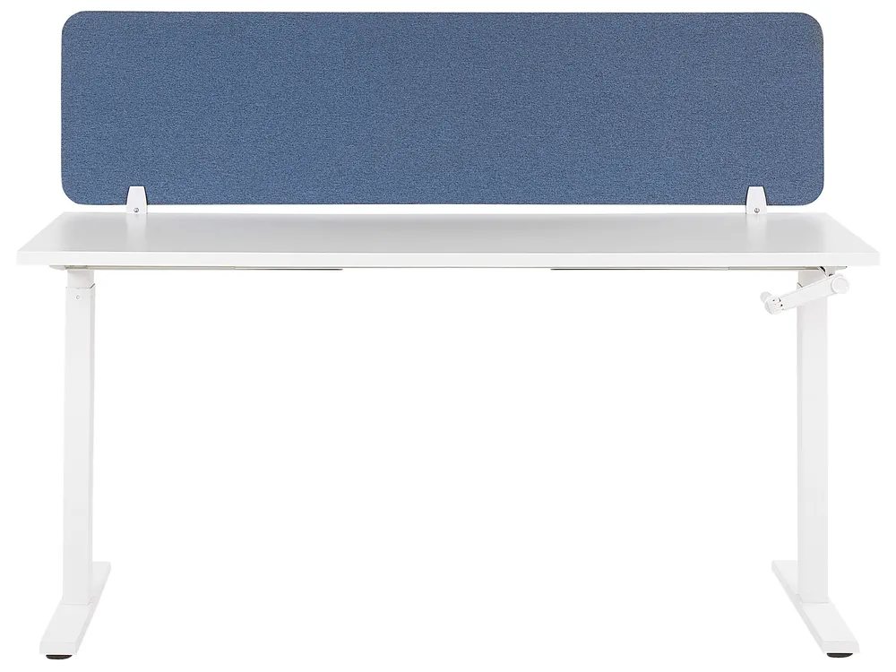 Desk Screen WALLY 160 x 40 cm Blue_800682