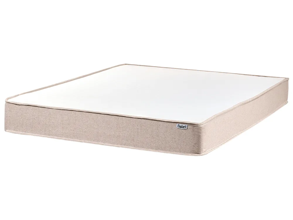 Boxspringbett ohne Kopfteil Stoff COUNTESS 120 x 200 cm Beige_1054129