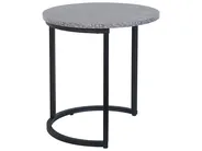 Set of 2 Side Tables DIXIE Grey Concrete Effect_735542
