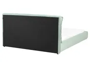 Bett mit Lattenrost Samtstoff BAJONNA 160 x 200 cm Mintgrün_1009537