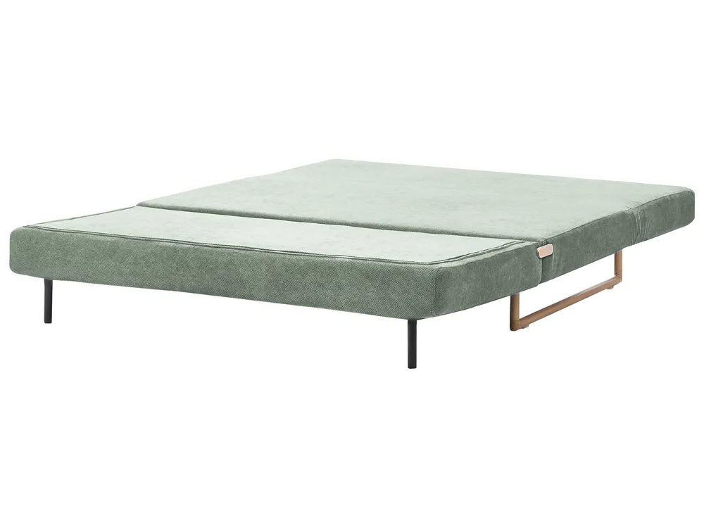 Schlafsofa 3-Sitzer JERSLEV Stoff Hellgrün_1012878