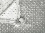 Kuscheldecke SAMUR 150 x 200 cm Hellgrau_771161