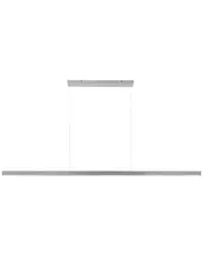 LED Hängeleuchte BADDANA Metall Silber_1069456