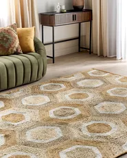 Teppich BASOREN Beige 200 x 300 cm Jute_886315