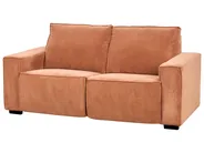Sofa elektrisch verstellbar 2-Sitzer NUKARI Cord Orange_918675