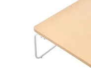 Gartensofa Set 5-Sitzer VENARIA mit Tischen Metall Beige / Weiß_1054014
