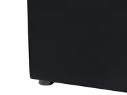 Bett mit Stauraum LUBBON Samtstoff Schwarz 140 x 200 cm_833814