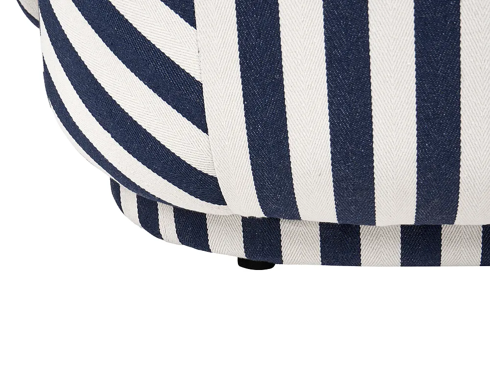 Sofa 3 Seater MELLOSA Fabric Off-White/Blue_1197282