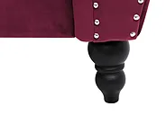 Sofa 3-Sitzer SKIEN II Samtstoff Dunkelrot_1161571