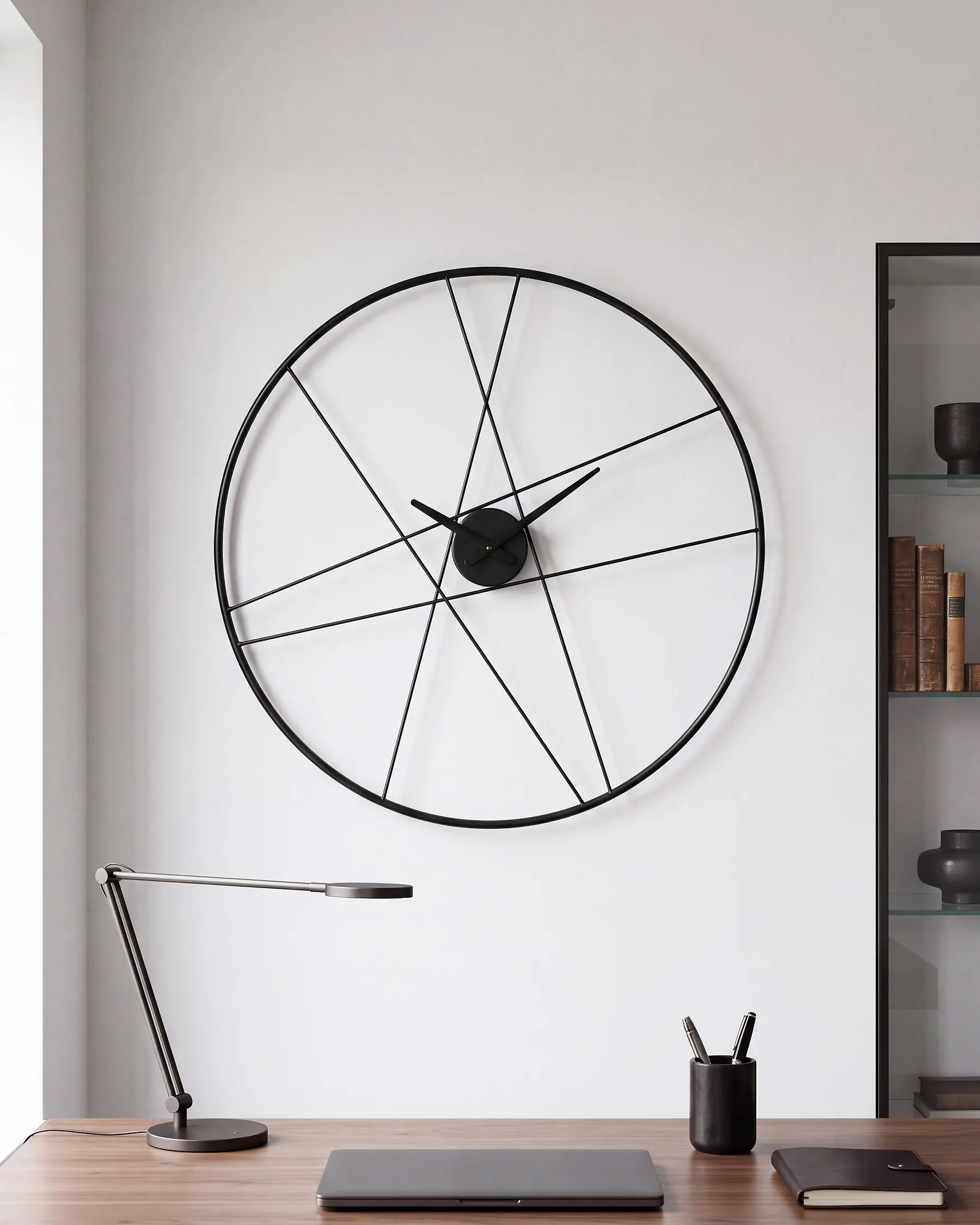 Wall Clock TUITAN Black_1182653