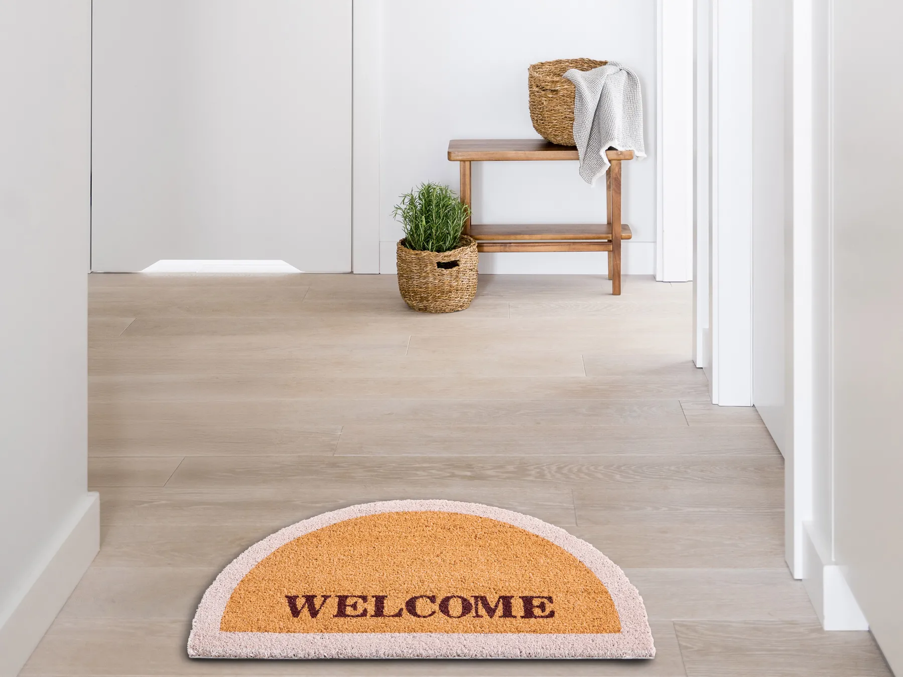 Doormat BUHI Natural 45 x 75 cm Text Coir_1012793
