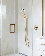 Shower Head and Hose Kit UCHIZA 5-function Gold_1188330