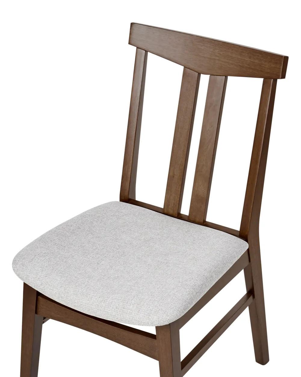 Set of 2 Dining Chairs AVALON Wood Light Grey_952327