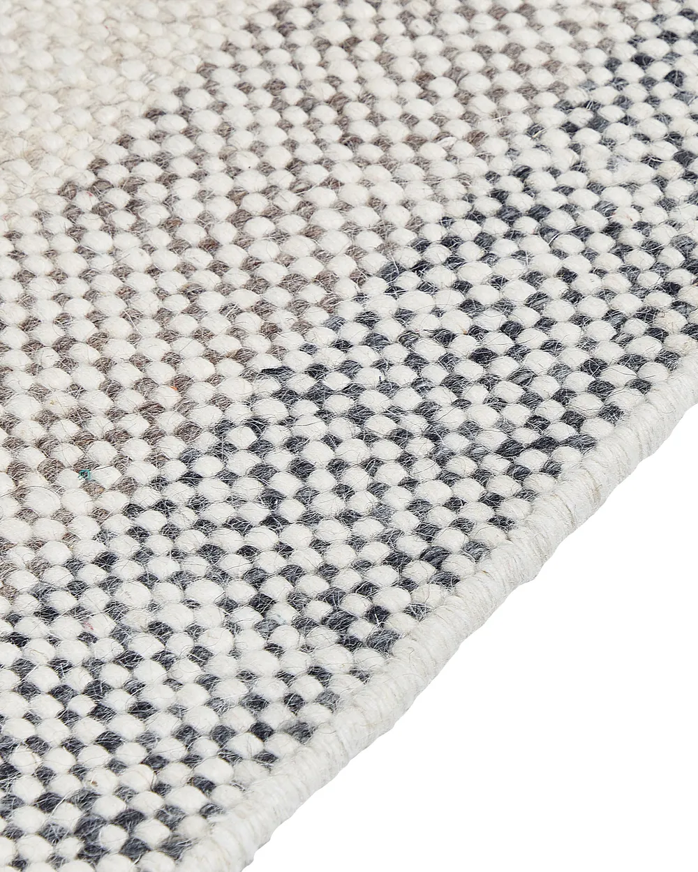 Teppich EMIRLER Weiß 80 x 150 cm Wolle_847160