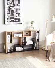 Regal ALMA 122 cm Braun / Schwarz_955732