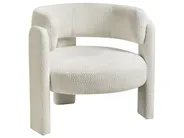 Sofa Set 4-Sitzer BUREA Chenillegewebe Cremeweiß_1072812