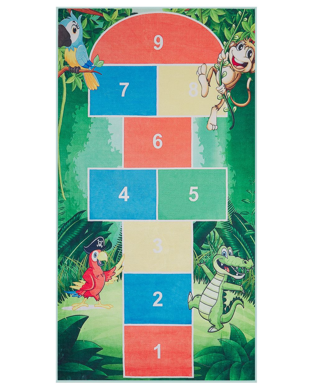 Kids Rug BABADAG Green 80 x 150 cm