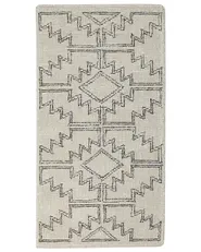 Teppich URLA Beige 80 x 150 cm Wolle_848784