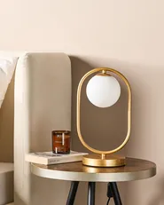 Tischlampe YANKEE Metall Gold_878227