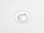 Freistehende Badewanne EMPRESA 170 x 80 cm mit Armaturen Weiß_785207