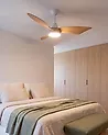Deckenventilator mit Licht HAINES mit Fernbedienung LED Weiß