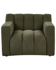 Sessel AGERUP Bouclé Dunkelgrün_959553