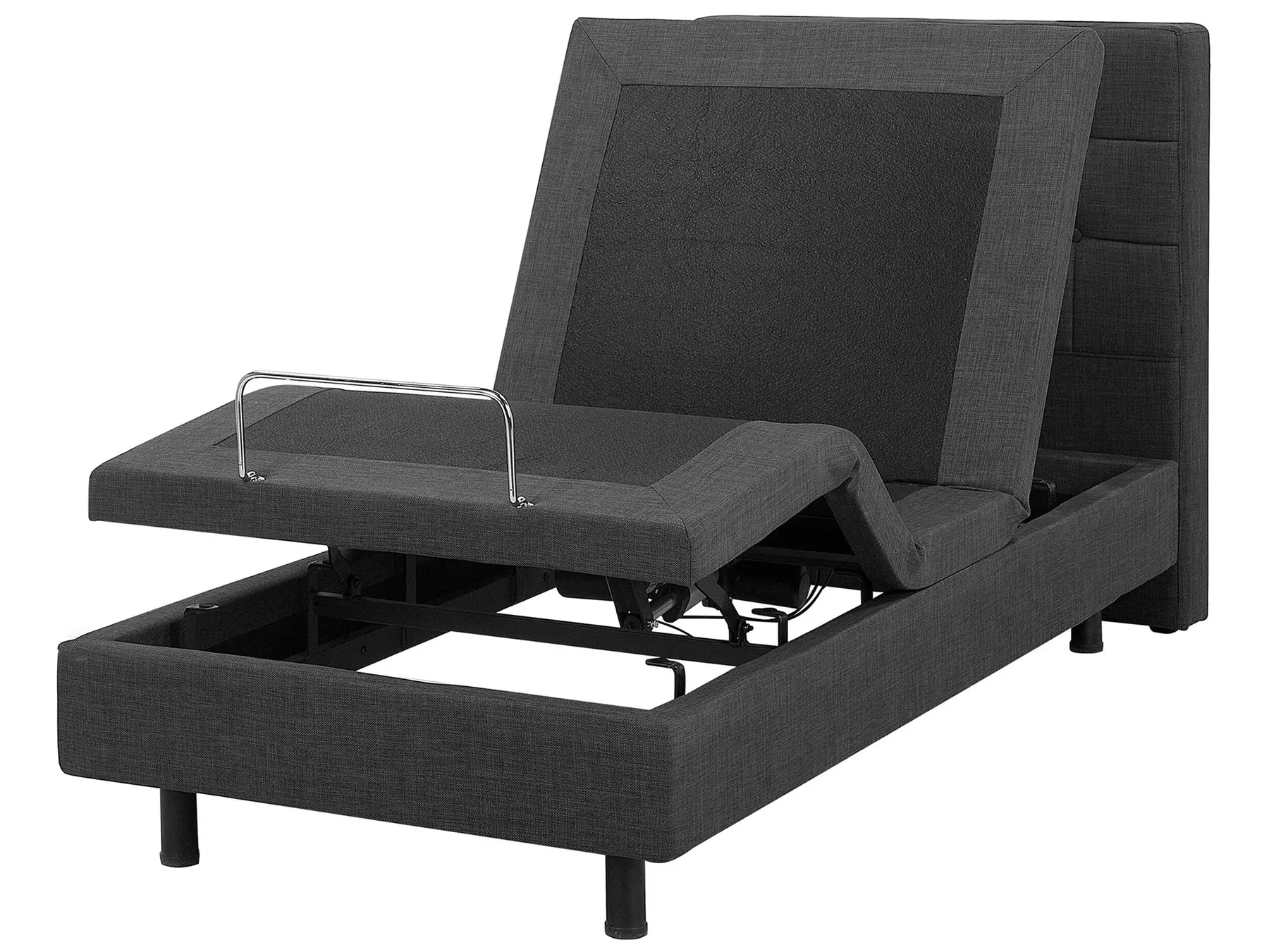 Podešivi krevet Tkanina DUKE 80 x 200 cm Tamnosivi_771709