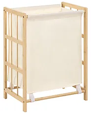 Laundry Basket MERIN Bamboo Light Brown 45 L_1144436