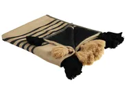 Blanket THAPREK Fabric 130 x 170 cm Beige_834541