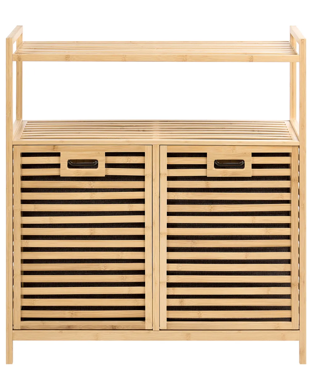 Uitklapbare wasmandkast CEJAR 88 cm Bamboe Lichtbruin_1144740